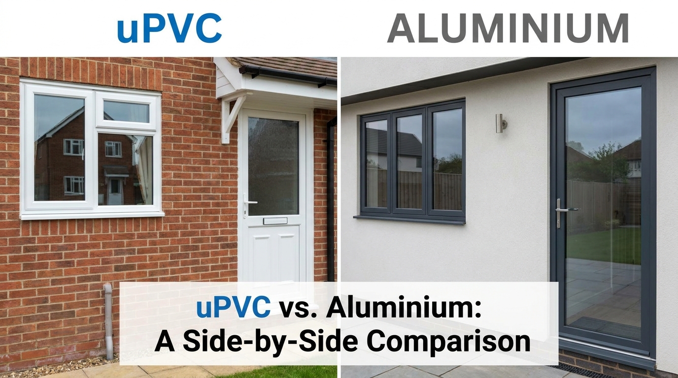Comparing uPVC windows and doors with aluminium options