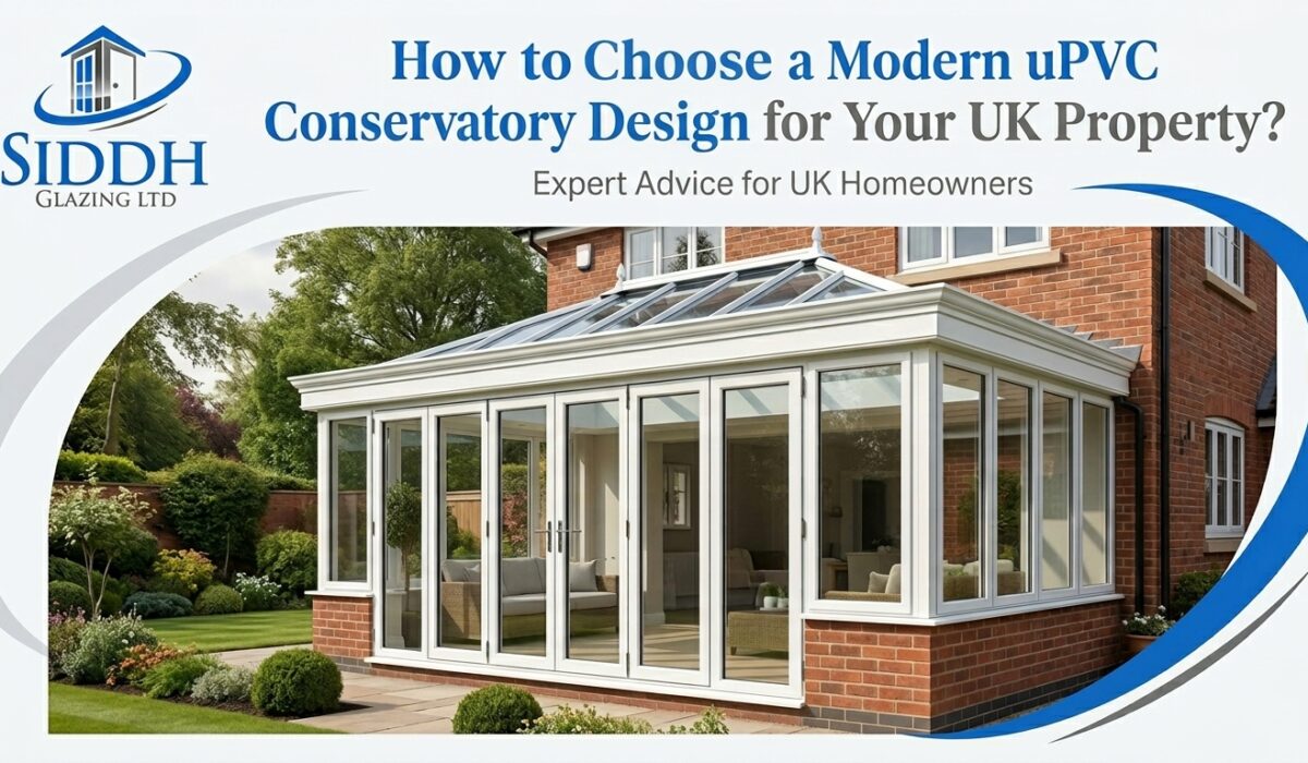 How to Choose a Modern uPVC Conservatory Design for Your UK Property