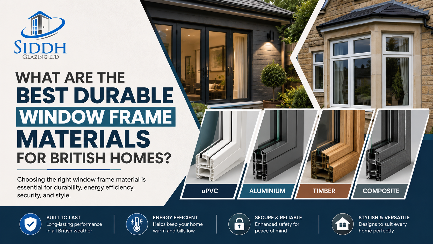 What Are the Best Durable Window Frame Materials for British Homes?