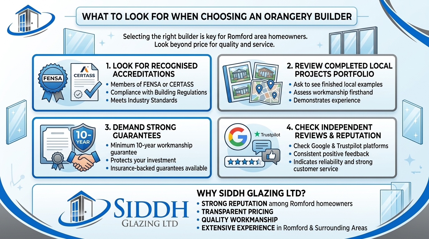 What to Look for When Choosing an Orangery Builder